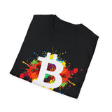 Bitcoin Art Crypto T-Shirt – Cryptocurrency Shirt for Enthusiasts, Traders, and Meme Lovers