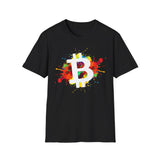 Bitcoin Art Crypto T-Shirt – Cryptocurrency Shirt for Enthusiasts, Traders, and Meme Lovers