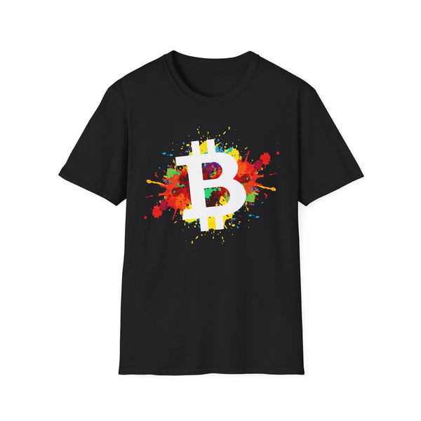 Bitcoin Art Crypto T-Shirt – Cryptocurrency Shirt for Enthusiasts, Traders, and Meme Lovers