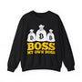 Bitcoin Boss Crypto Crewneck Sweatshirt – Cryptocurrency Shirt for Enthusiasts, Traders, and Meme Lovers