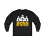 Bitcoin Boss Crypto Long Sleeve – Cryptocurrency Shirt for Enthusiasts, Traders, and Meme Lovers