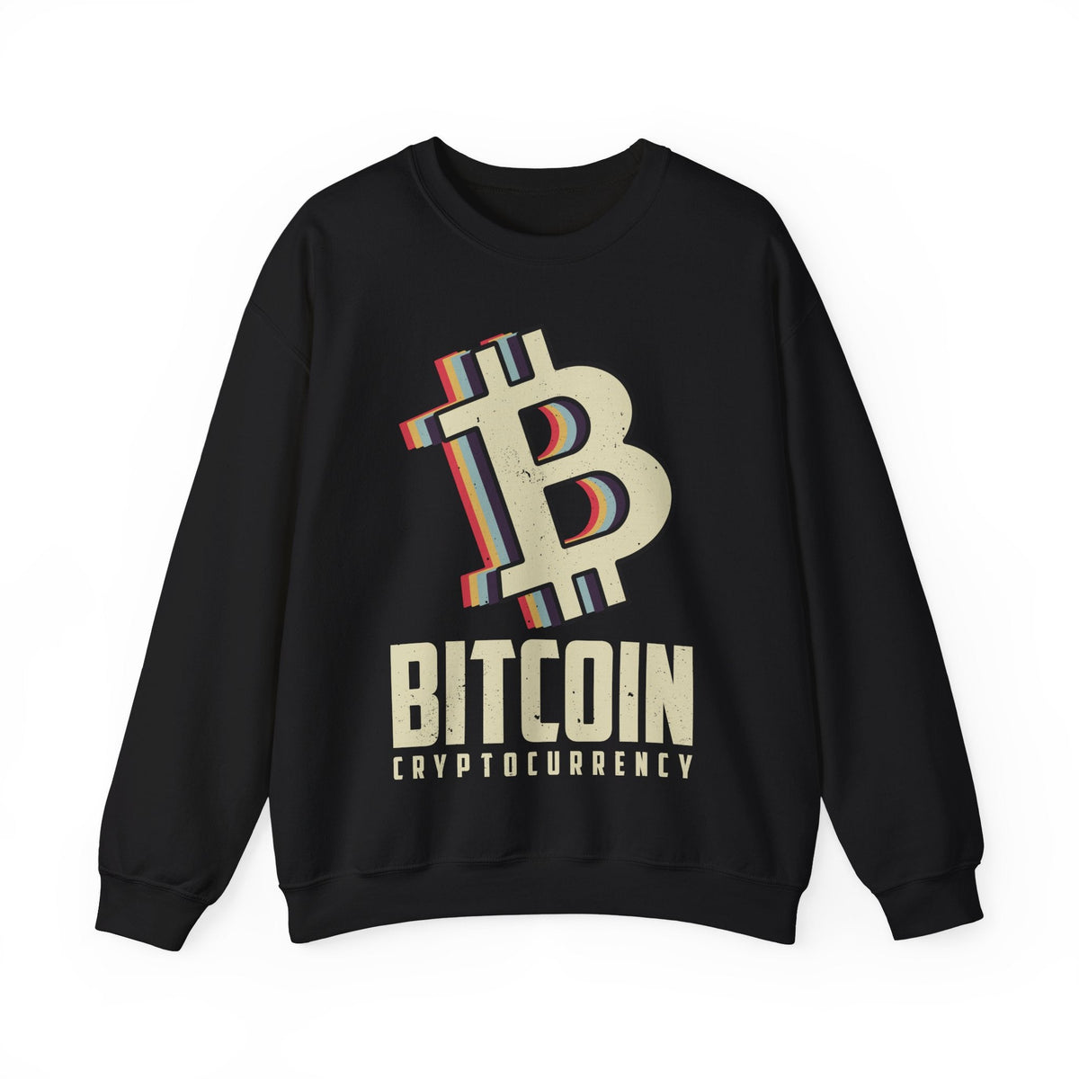 Bitcoin Cryptocurrency Crypto Crewneck Sweatshirt – Cryptocurrency Shirt for Enthusiasts, Traders, and Meme Lovers