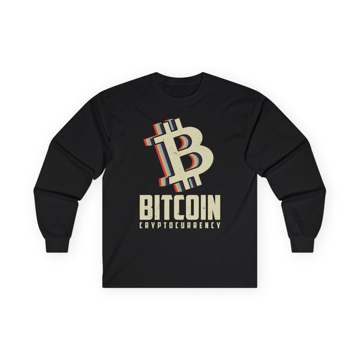 Bitcoin Cryptocurrency Crypto Long Sleeve – Cryptocurrency Shirt for Enthusiasts, Traders, and Meme Lovers