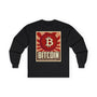 Bitcoin Cryptocurrency Poster Crypto Long Sleeve – Cryptocurrency Shirt for Enthusiasts, Traders, and Meme Lovers