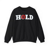 Bitcoin Hold Crypto Crewneck Sweatshirt – Cryptocurrency Shirt for Enthusiasts, Traders, and Meme Lovers