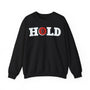 Bitcoin Hold Crypto Crewneck Sweatshirt – Cryptocurrency Shirt for Enthusiasts, Traders, and Meme Lovers