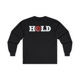 Bitcoin Hold Crypto Long Sleeve – Cryptocurrency Shirt for Enthusiasts, Traders, and Meme Lovers