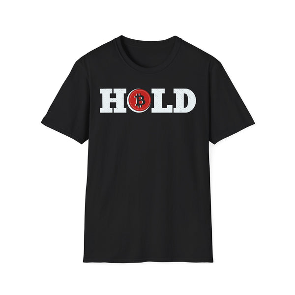 Bitcoin Hold Crypto T-Shirt – Cryptocurrency Shirt for Enthusiasts, Traders, and Meme Lovers