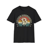 Bitcoin Hundredaire Logo Crypto T-Shirt – Cryptocurrency Shirt for Enthusiasts, Traders, and Meme Lovers