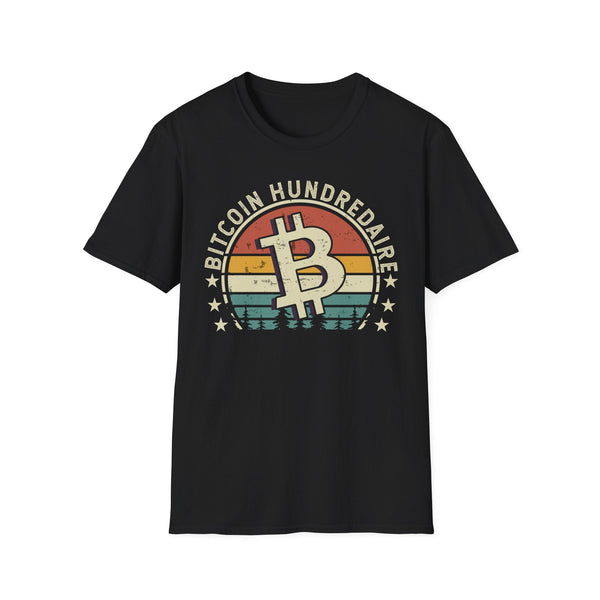 Bitcoin Hundredaire Logo Crypto T-Shirt – Cryptocurrency Shirt for Enthusiasts, Traders, and Meme Lovers