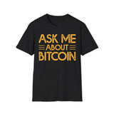 Bitcoin Inquiry Crypto T-Shirt – Cryptocurrency Shirt for Enthusiasts, Traders, and Meme Lovers