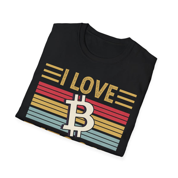 Bitcoin Love Crypto T-Shirt – Cryptocurrency Shirt for Enthusiasts, Traders, and Meme Lovers