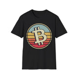 Bitcoin Retro Logo Crypto T-Shirt – Cryptocurrency Shirt for Enthusiasts, Traders, and Meme Lovers