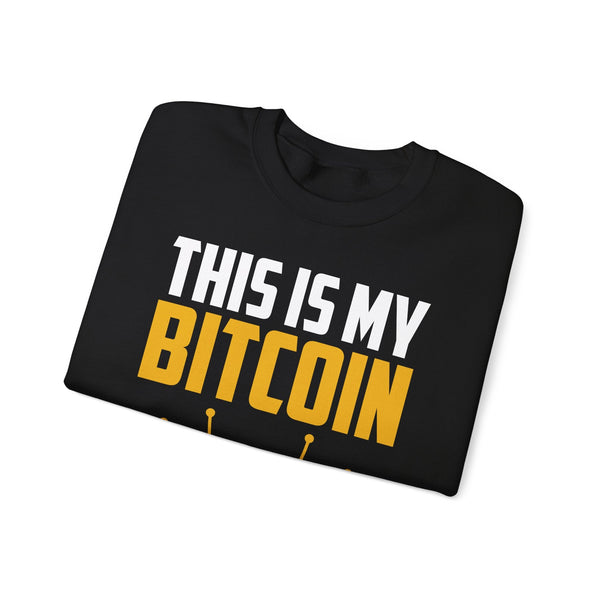 Bitcoin Shirt Crypto Crewneck Sweatshirt – Cryptocurrency Shirt for Enthusiasts, Traders, and Meme Lovers