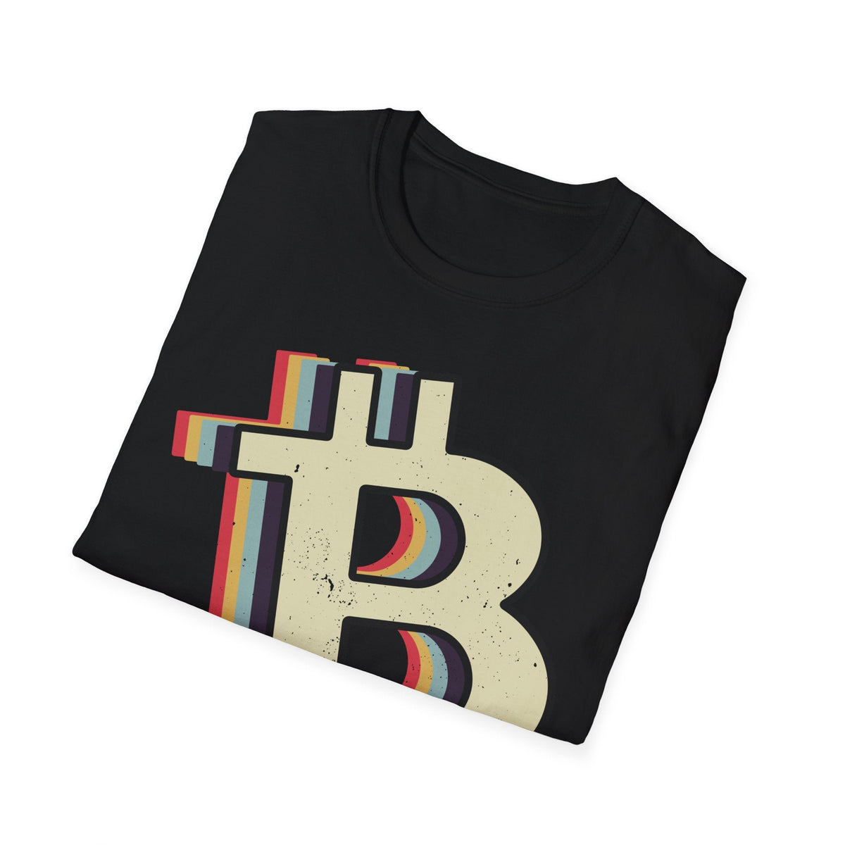 Bitcoin Symbol Retro Crypto T-Shirt – Cryptocurrency Shirt for Enthusiasts, Traders, and Meme Lovers