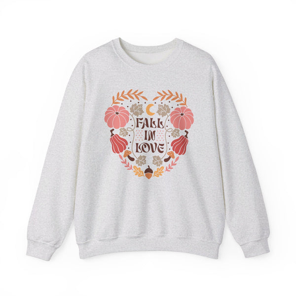 Boho Fall Autumn Sweatshirt - Cozy Free-Spirited Style - Embrace the Season in Comfort.