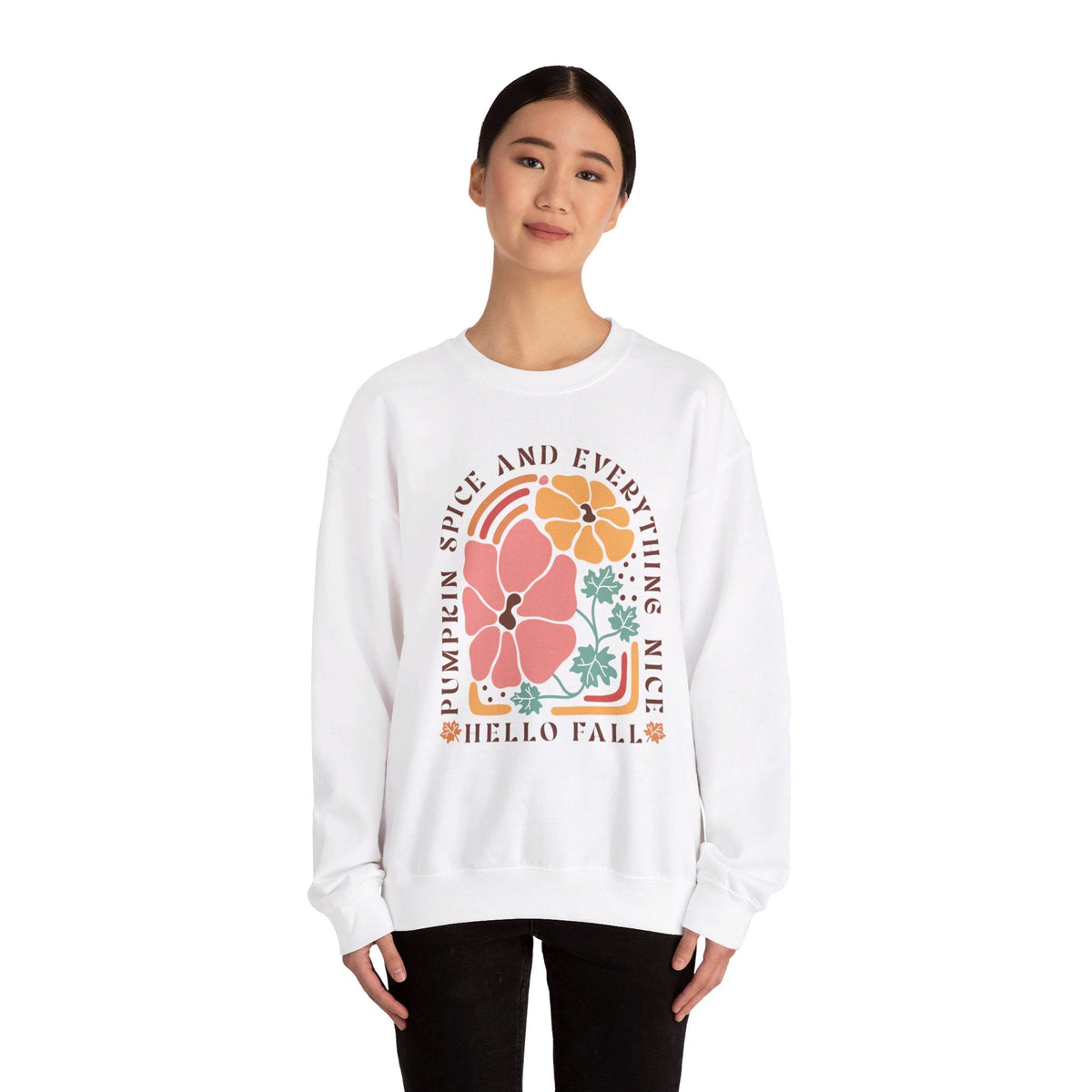 Boho Fall Autumn Sweatshirt - Embrace the Season with Free-Spirited Style