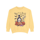 Bone To Be Wild - Funny Skeleton Pumpkin Graveyard Halloween Sweatshirt