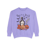 Bone To Be Wild - Funny Skeleton Pumpkin Graveyard Halloween Sweatshirt