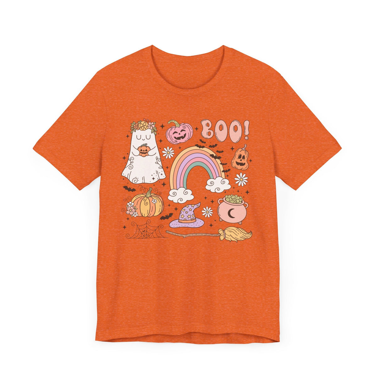 Boo! Halloween Sticker Pack - Retro Ghost and Witch Hat Designs