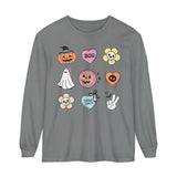 Boo-Jee Ghost - Funny Halloween Coffee Lover Long Sleeve Tee