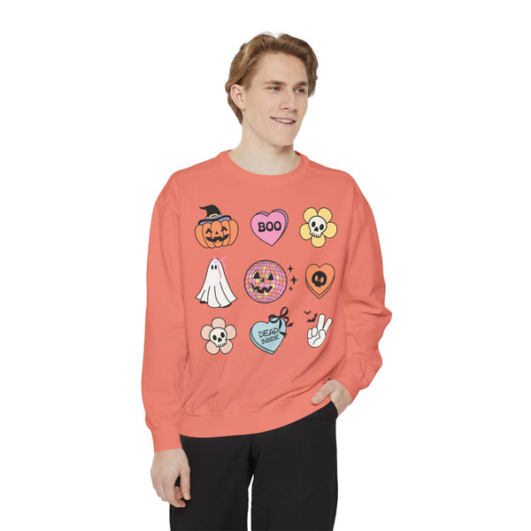 Boo-Jee Ghost - Funny Halloween Sweatshirt Coffee Lover Graphic Sweater