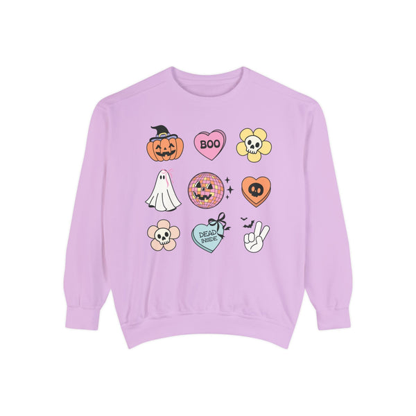 Boo-Jee Ghost - Funny Halloween Sweatshirt Coffee Lover Graphic Sweater