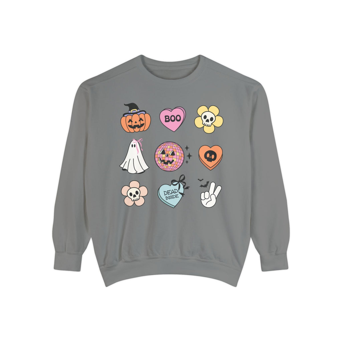 Boo-Jee Ghost - Funny Halloween Sweatshirt Coffee Lover Graphic Sweater