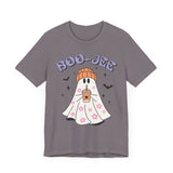 Boo-Jee Ghost Halloween Shirt - Trendy Coffee Lover Ghost Graphic Tee