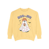 Boo-Jee Ghost Halloween Sweatshirt - Trendy Coffee Lover Ghost Graphic Sweater