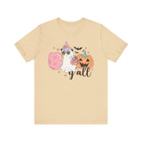 Boo Y'all Ghost Halloween Shirt - Cute Ghost and Pumpkin Southern Halloween Tee