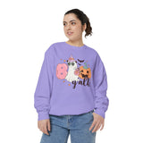 Boo Y'all Ghost Halloween Sweatshirt - Cute Ghost and Pumpkin Southern Halloween Sweater