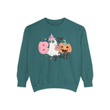 Boo Y'all Ghost Halloween Sweatshirt - Cute Ghost and Pumpkin Southern Halloween Sweater