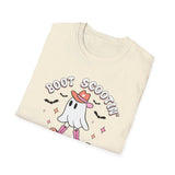 Boot Scootin' Spooky Ghost Halloween T-Shirt