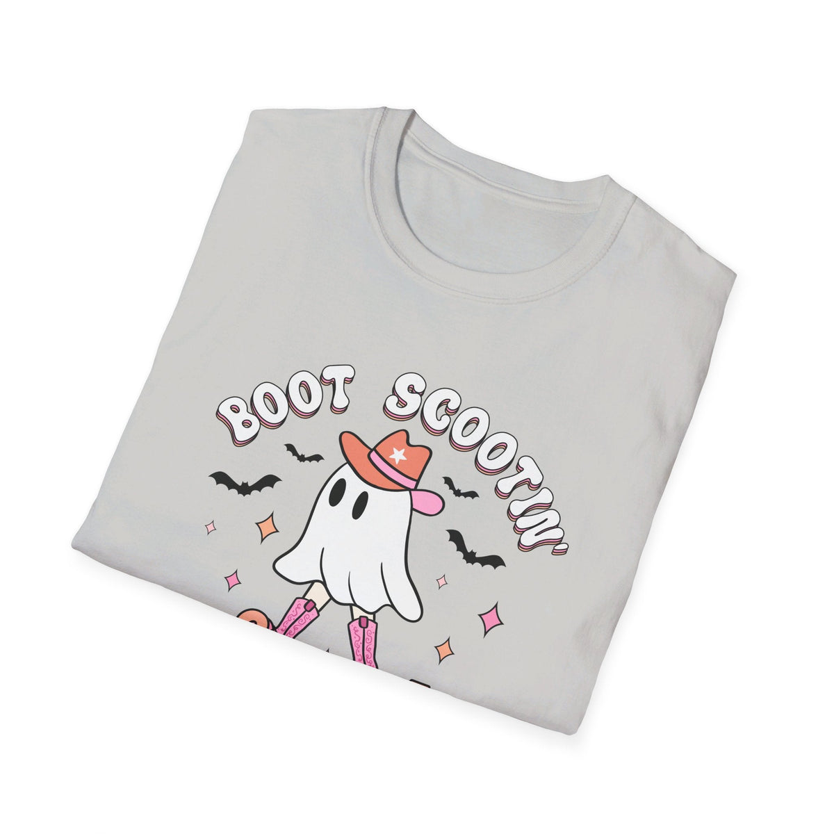 Boot Scootin' Spooky Ghost Halloween T-Shirt