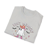 Boot Scootin' Spooky Ghost Halloween T-Shirt