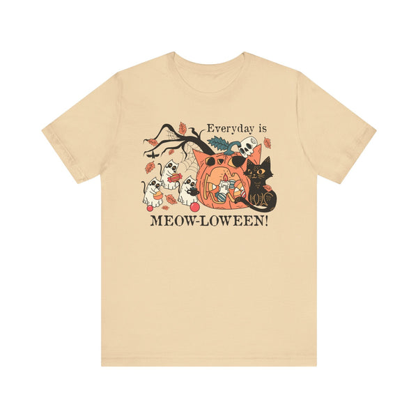 Candy Party Halloween Shirt - Ghosts & Pumpkins with Treats Graphic Tee