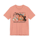 Candy Party Halloween Shirt - Ghosts & Pumpkins with Treats Graphic Tee