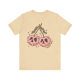 Caution Poison Halloween Shirt - Pink Poison Apples Graphic Tee