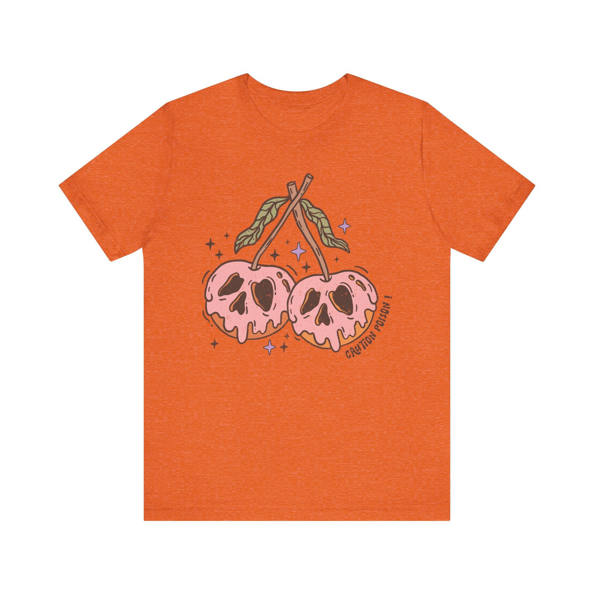 Caution Poison Halloween Shirt - Pink Poison Apples Graphic Tee