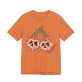 Caution Poison Halloween Shirt - Pink Poison Apples Graphic Tee