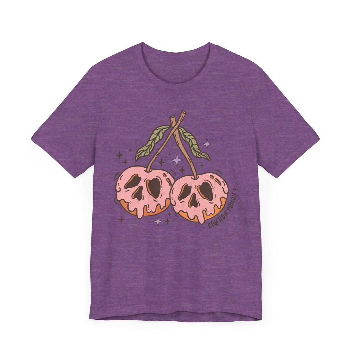 Caution Poison Halloween Shirt - Pink Poison Apples Graphic Tee