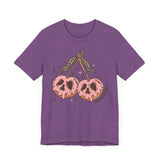 Caution Poison Halloween Shirt - Pink Poison Apples Graphic Tee