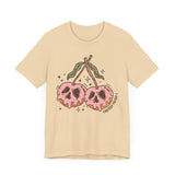 Caution Poison Halloween Shirt - Pink Poison Apples Graphic Tee