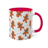 Christmas Calories Don’t Count 11oz Mug - Festive Gingerbread Coffee Cup, Holiday Gift for Food Lovers