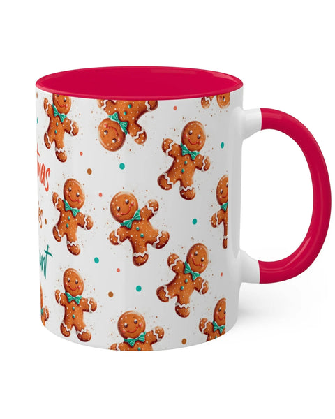 Christmas Calories Don't Count Mug 11oz Festive Gingerbread Coffee Cup