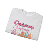 Christmas Calories Don't Count Crewneck Sweatshirt - Fun Gingerbread & Treats Christmas Sweater