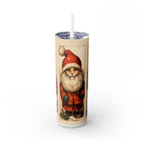 Christmas Cats in Santa and Festive Outfits - Cute Holiday Tumbler for Cat Lovers