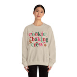 Cookie Baking Crew Christmas Sweatshirt – Fun Gingerbread & Cookie Baking Graphic Tee for Holiday Baking Lovers