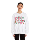 Cookie Baking Crew Christmas Sweatshirt – Fun Gingerbread & Cookie Baking Graphic Tee for Holiday Baking Lovers